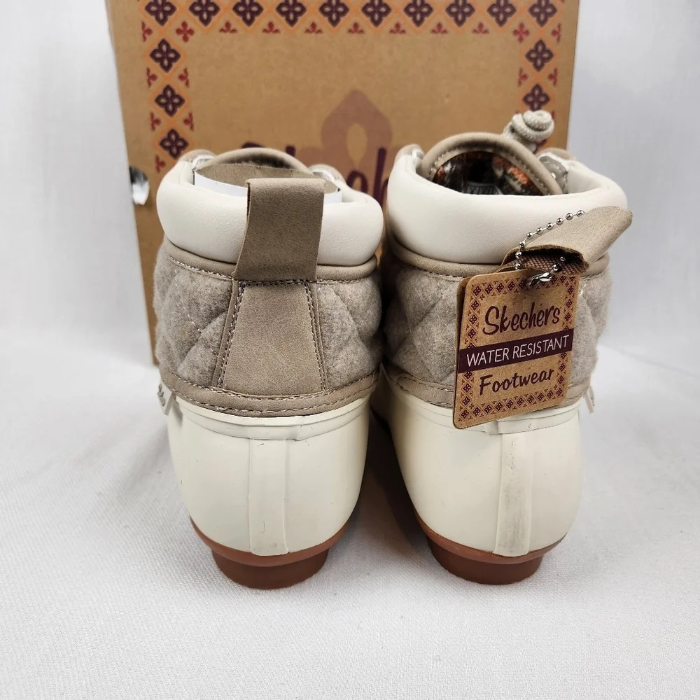 Skechers Waterproof Rubber Ankle Boots - Picture 4 of 10